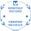 Monthly record verified reviews